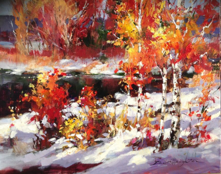 Canadian Artist Brent Heighton - Acrylic art - Landscape